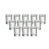 Set of 12 lead free glass shot