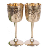 European Banquet Brass Goblet Pure Copper Wine Cup
