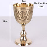 European Banquet Brass Goblet Pure Copper Wine Cup