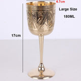 European Banquet Brass Goblet Pure Copper Wine Cup