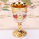 Wine Glass Shot Metal Glass