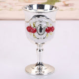 Wine Glass Shot Metal Glass
