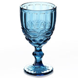 Wine Glass Cups Retro Vintage Relief Red