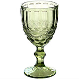 Wine Glass Cups Retro Vintage Relief Red