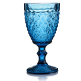 Wine Glass Cups Retro Vintage Relief Red