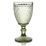Wine Glass Cups Retro Vintage Relief Red