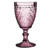 Wine Glass Cups Retro Vintage Relief Red