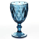 Wine Glass Cups Retro Vintage Relief Red