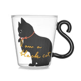 Cute Kitty Glass Water Cup