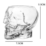 Water Bottle Skull Head Liquor Glass