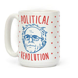Bernie Political Revolution White  11Oz Ceramic Coffee Mug