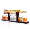 800ml Creative wine bottle pistol type glass