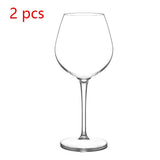 Tiaking 500ml safe and healthy tritan plastic reusable classic red wine glasses