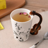 Creative Coffee Mug Music Violin