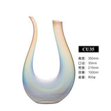 14/17/26oz Tiaking Lead-Free crystal  Glass Rainbow Wine Glass