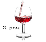 4 pcs/lot Safety Tritan transparent plastic Red White wine glass
