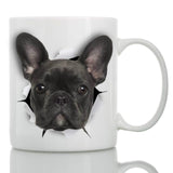 Funny Black French Bulldog Mug Ceramic 11oz