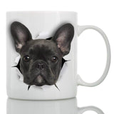 Funny Black French Bulldog Mug Ceramic 11oz