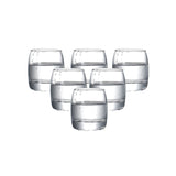 Set of 6 75ml lead free shot glasses